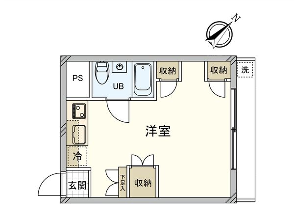マンシヨンロダン 間取図(平面図)