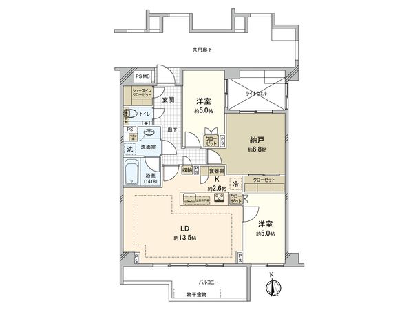 ディアナコート代沢翠景 間取図(平面図)