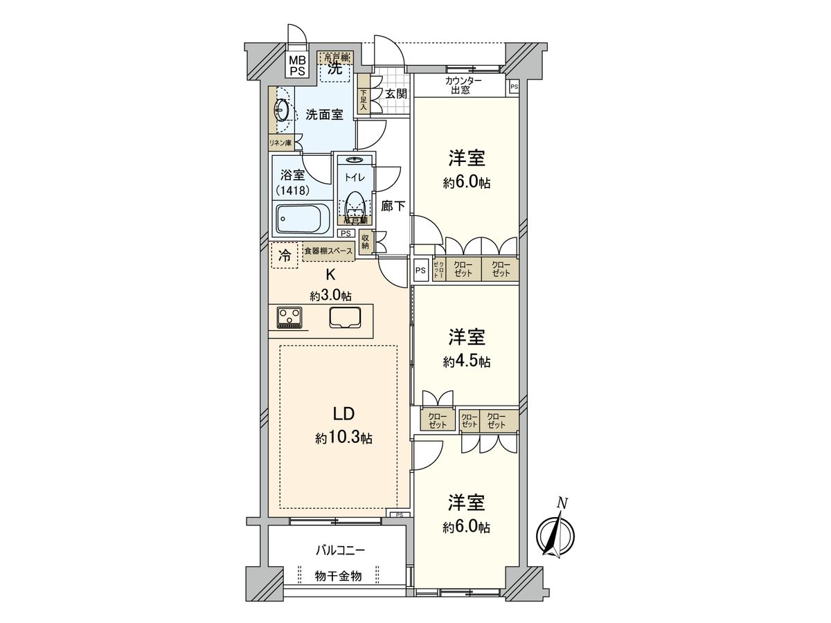 間取図(平面図)