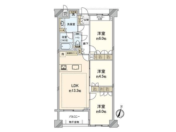 マストレジデンス世田谷代田 間取図(平面図) マストレジデンス世田谷代田 間取図(平面図)