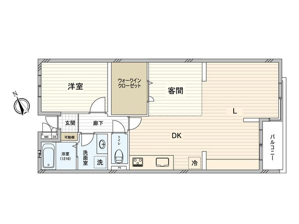 ライオンズマンション喜多見 間取図(平面図)