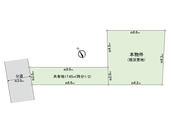 渋谷区本町5丁目 土地 区画図 渋谷区本町5丁目 土地 区画図