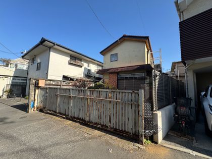 渋谷区富ヶ谷2丁目 土地 前面道路含む外観