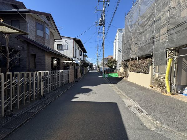 杉並区久我山4丁目 土地 前面道路含む外観