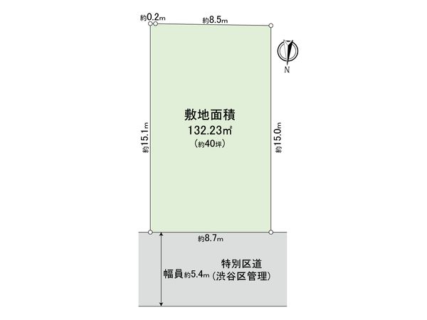 東京都渋谷区大山町 区画図 東京都渋谷区大山町 区画図