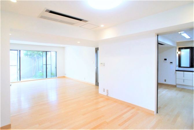 渋谷区富ヶ谷2丁目 戸建 リビング