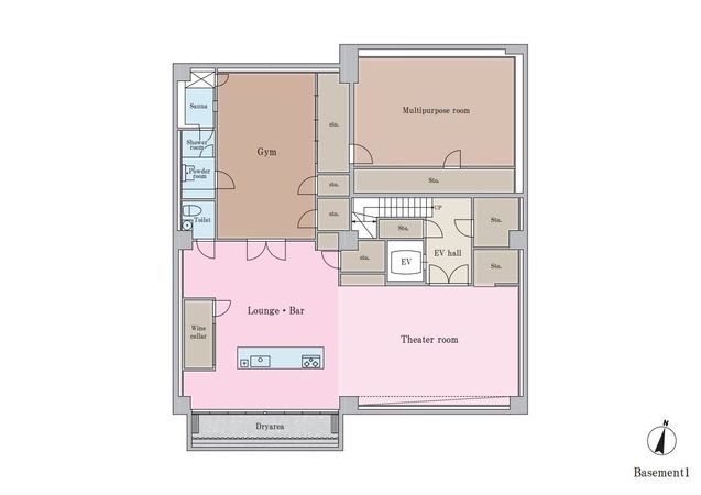 渋谷区西原3丁目 戸建 間取図(平面図) 渋谷区西原3丁目 戸建 間取図(平面図)