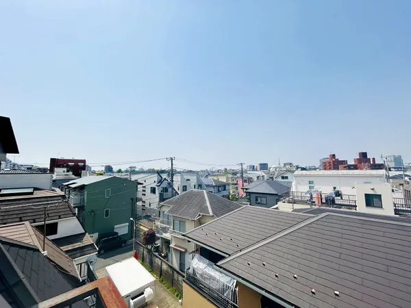 ルーフバルコニー北西側眺望