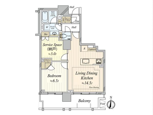 オープンレジデンシア代々木大山 間取図(平面図) 間取図(平面図)