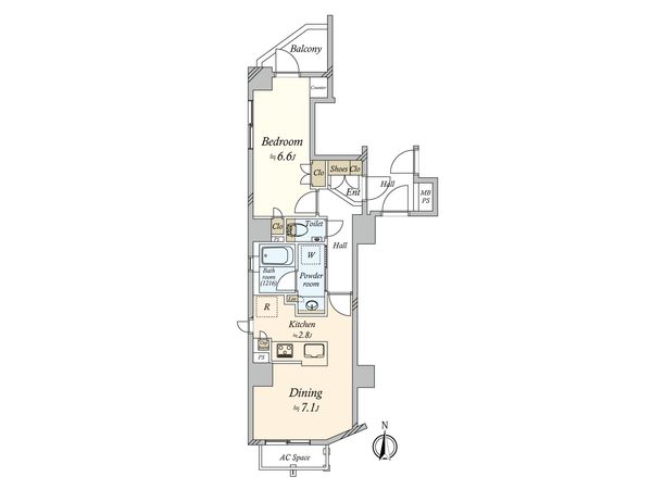 センチュリー初台 間取図(平面図) 間取図(平面図)