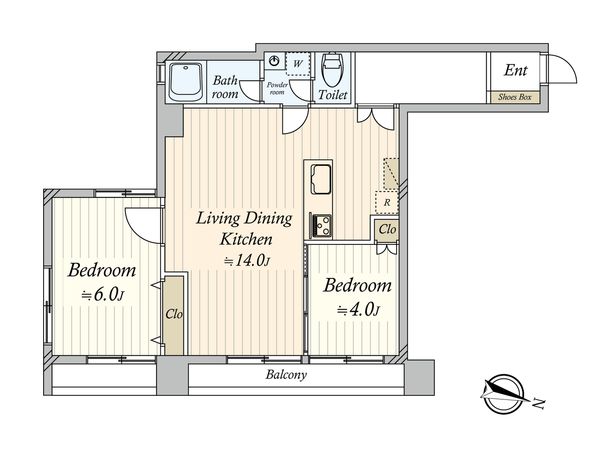 代々木いずみマンション 間取図(平面図)