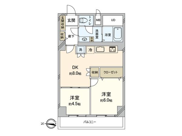 秀和幡ヶ谷レジデンス 間取図(平面図)