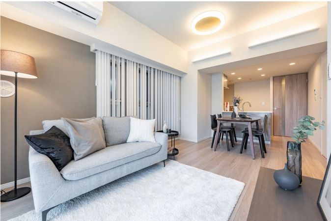 ザ・パームス代々木上原ヒルテラス リビング