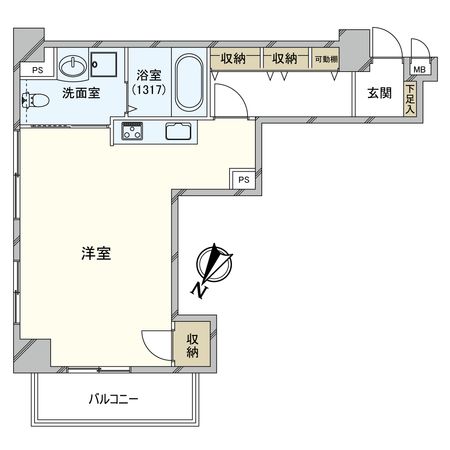 シャトレー笹塚 間取図(平面図) 間取図(平面図)
