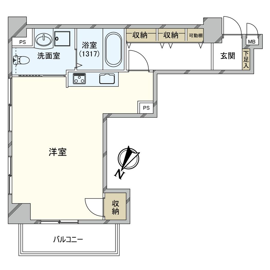 シャトレー笹塚 間取図(平面図) 間取図(平面図)