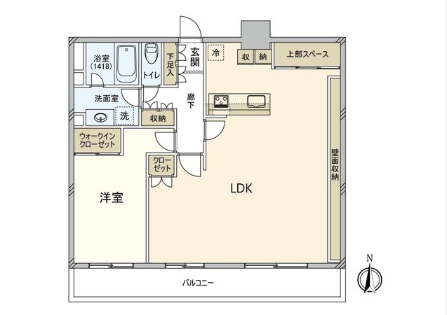 ディアマークスキャピタルタワー 間取図(平面図) ディアマークスキャピタルタワー 間取図(平面図)