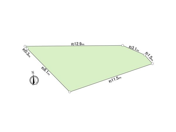 久地4丁目土地 区画図