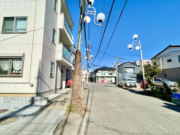 前面道路（令和8年1月撮影）