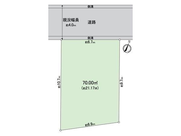 二子2丁目 土地 区画図 区画図