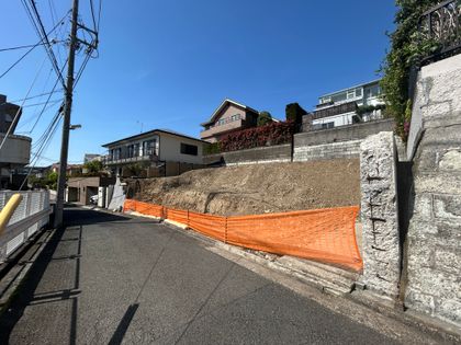 下作延6丁目 土地 前面道路含む外観