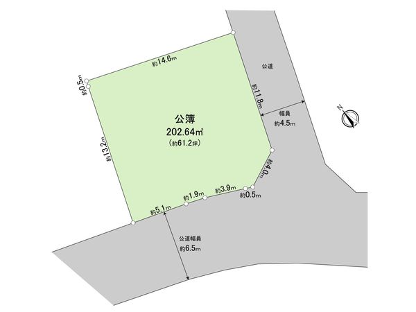 梶ケ谷6丁目 土地 区画図 梶ケ谷6丁目 土地 区画図