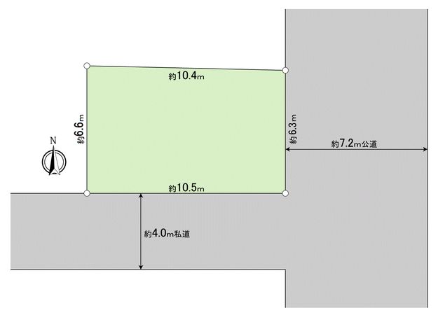 新城中町土地 区画図 区画図