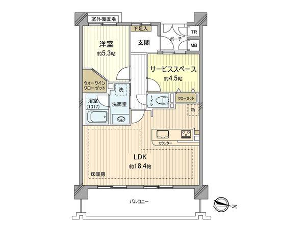 マイキャッスル武蔵新城Ⅱ 間取図(平面図) 間取図(平面図)