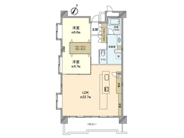 間取図(平面図)