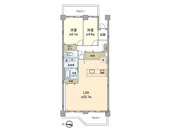 パークシティ溝の口 間取図(平面図) 間取図(平面図)