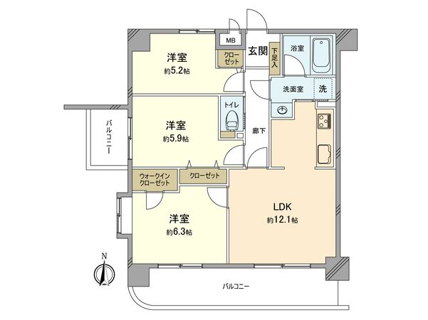 間取図(平面図)