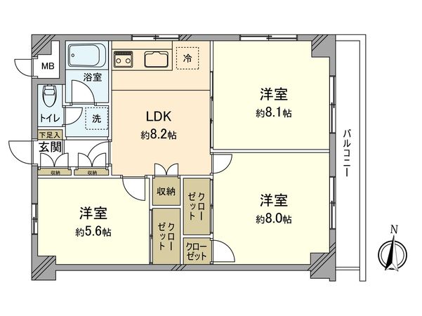 間取図(平面図)