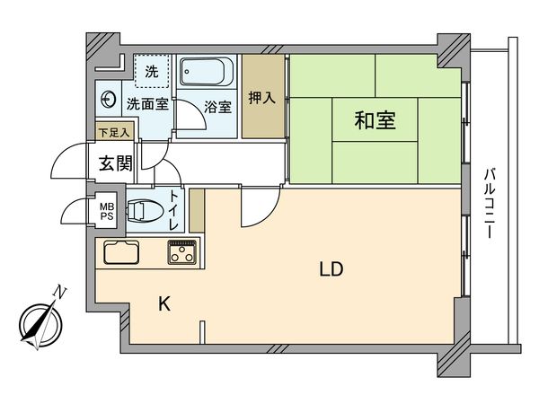 ライオンズマンション梶が谷第2 間取図(平面図) 間取図(平面図)