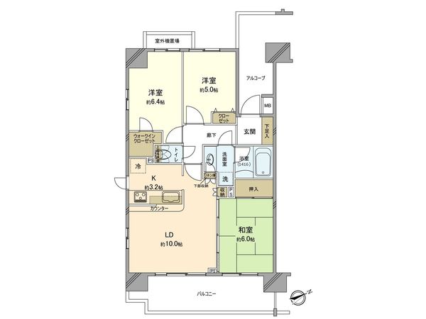センチュリー座間 間取図(平面図) センチュリー座間 間取図(平面図)