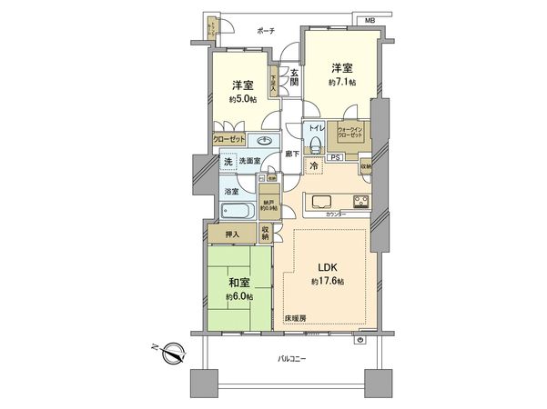ザ・タワー&パークス田園都市溝の口 間取図(平面図) ザ・タワー&パークス田園都市溝の口 間取図(平面図)