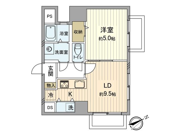 サンヨースカイハイツ 間取図(平面図) サンヨースカイハイツ 間取図(平面図)