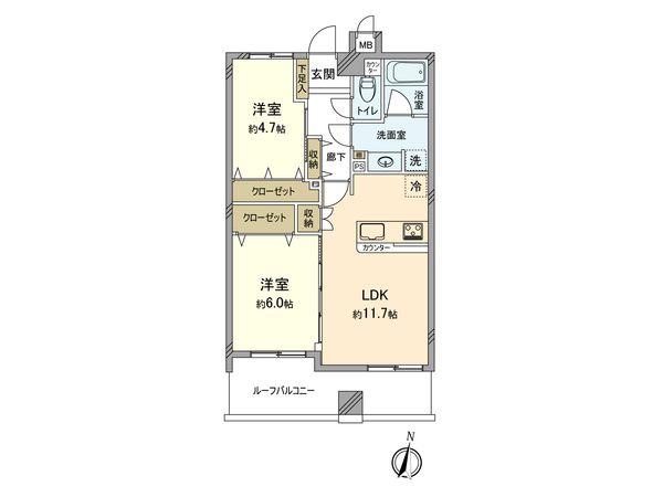 エンゼルハイム武蔵新城第2 間取図(平面図) エンゼルハイム武蔵新城第2 間取図(平面図)