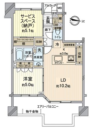 セルアージュ武蔵新城ルクール 間取図(平面図) 間取図(平面図)