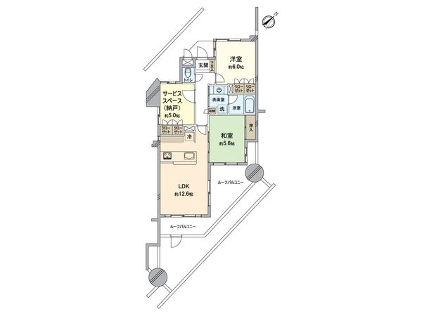 グランイーグル溝の口 間取図(平面図) グランイーグル溝の口 間取図(平面図)