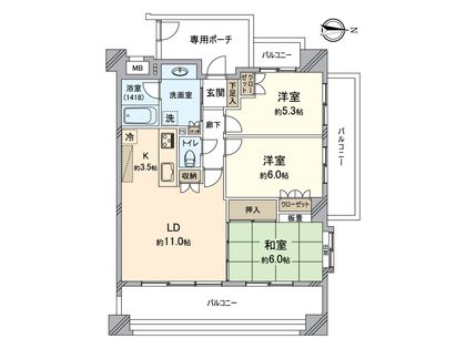 間取図(平面図)