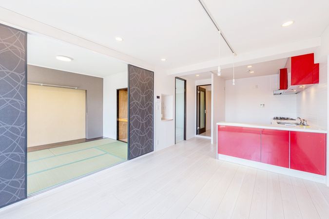 クイーンハイツ久地 リビング