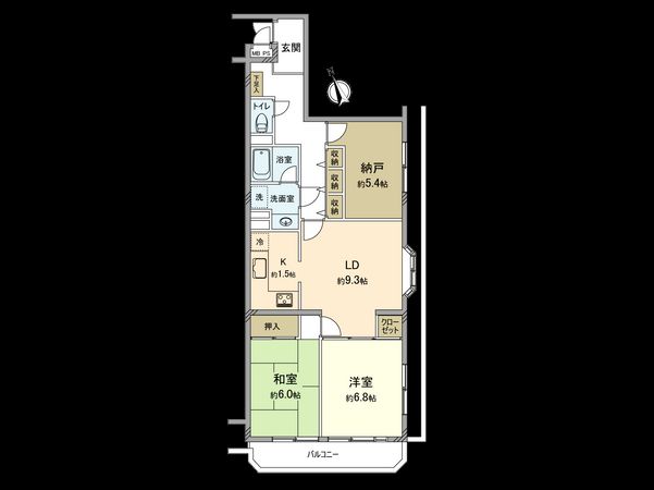 扶桑ハイツ南生田の杜 間取図(平面図) 扶桑ハイツ南生田の杜 間取図(平面図)