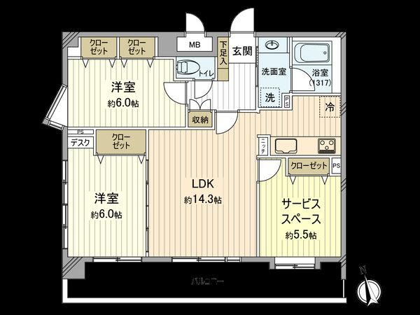 マイキャッスル宮崎台フォレスト 間取図(平面図) マイキャッスル宮崎台フォレスト 間取図(平面図)