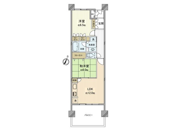 グレーシアガーデン溝の口 間取図(平面図) グレーシアガーデン溝の口 間取図(平面図)