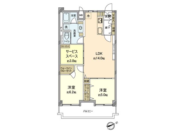 梶ケ谷ドエリング 間取図(平面図) 間取図(平面図)