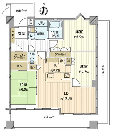 エクセレントシティ武蔵新城ブランルージュ 間取図(平面図) エクセレントシティ武蔵新城ブランルージュ 間取図(平面図)