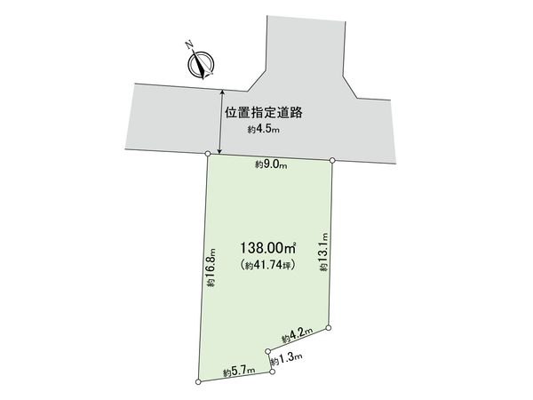 港北区下田町2丁目(土地) 区画図 港北区下田町2丁目(土地) 区画図