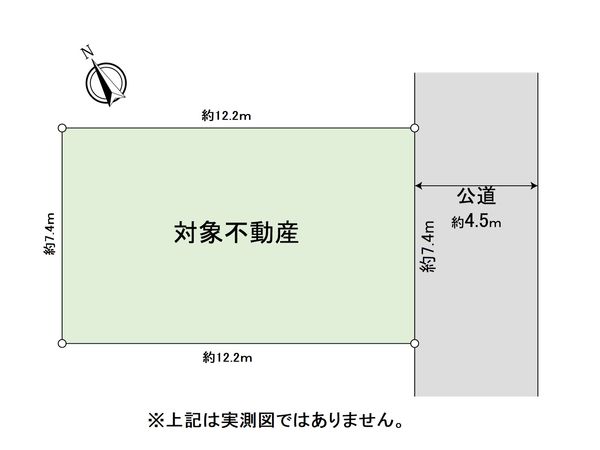 港北区高田西2丁目(土地) 区画図
