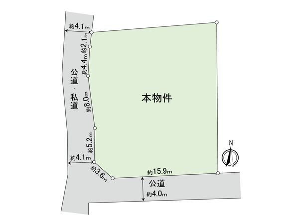 港北区日吉1丁目(土地) 区画図 港北区日吉1丁目(土地) 区画図