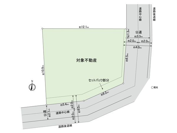 高津区久末(土地) 区画図