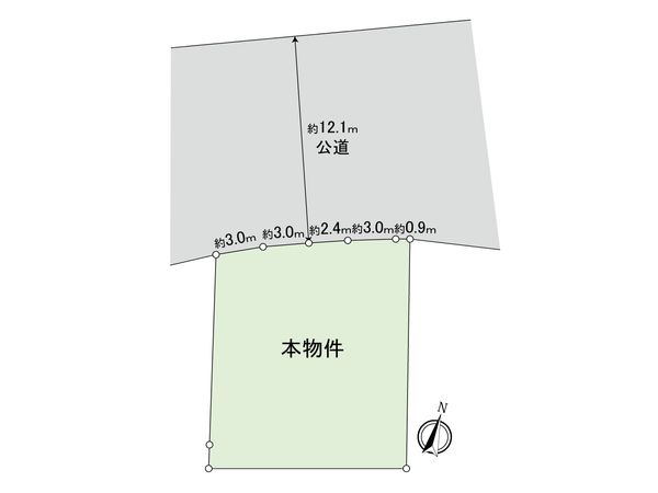 港北区日吉本町5丁目(土地) 区画図